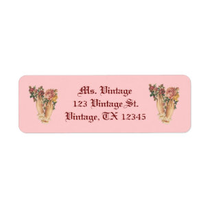 Vintage Victorian Bouquet Return Address Labels
