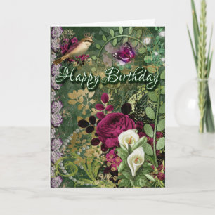 Vintage victorian card. card