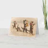 Vintage Victorian Cats Kittens Valentine's Day