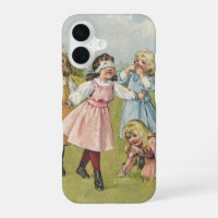 Vintage Victorian Children Play Blind Man's Bluff