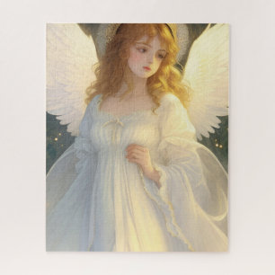 Vintage Victorian Christmas Angel Jigsaw Puzzle