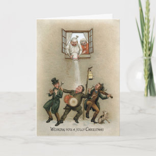 Vintage Victorian Christmas Card