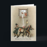 Vintage Victorian Christmas Card<br><div class="desc">Vintage Victorian Christmas Card.  Wishing you a jolly Christmas!</div>