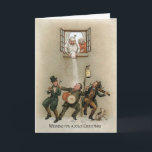 Vintage Victorian Christmas Card<br><div class="desc">Vintage Victorian Christmas Card.  Wishing you a jolly Christmas!</div>