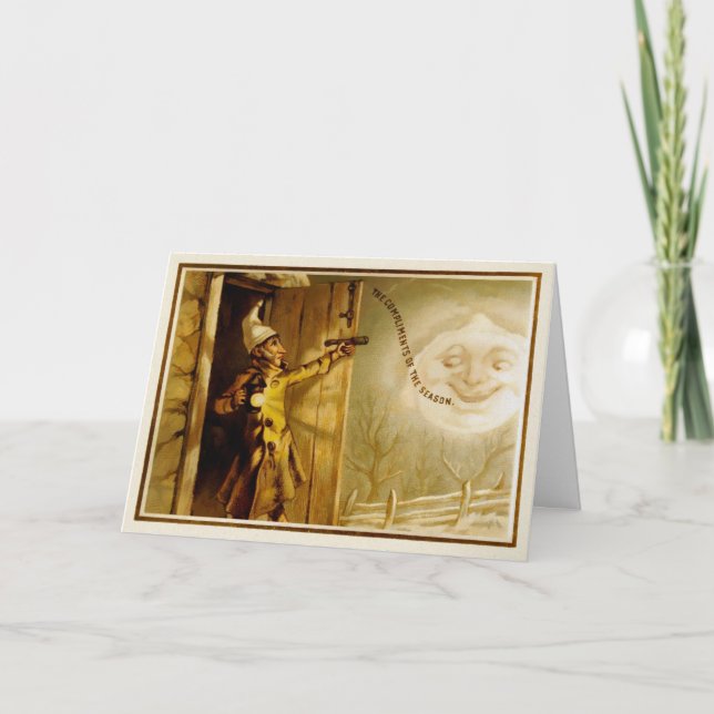 Vintage Victorian Christmas Card (Front)