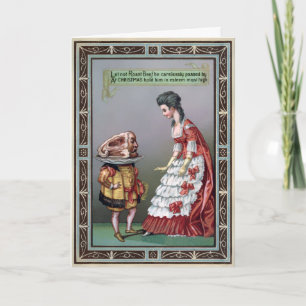 Vintage Victorian Christmas Card