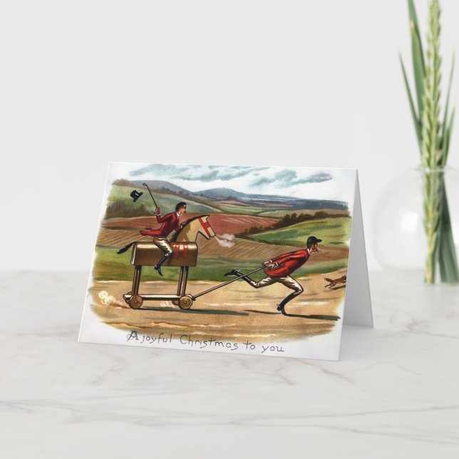 Vintage Victorian Christmas Card (Front)