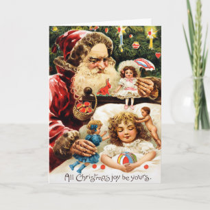 Vintage Victorian Christmas Card