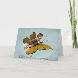 Vintage Victorian Christmas Card