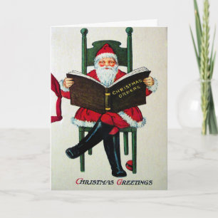 Vintage Victorian Christmas Card