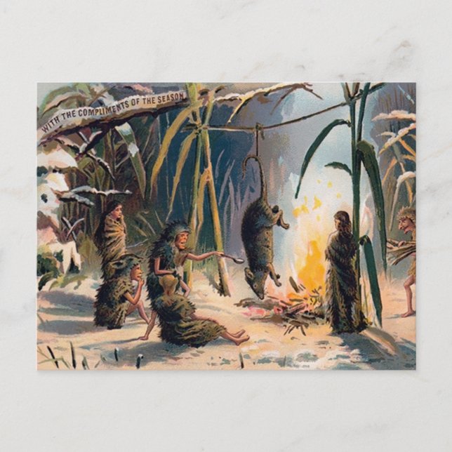 Vintage Victorian Christmas Postcard (Front)