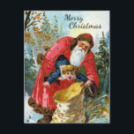 Vintage Victorian Christmas Postcard<br><div class="desc">Vintage Victorian Christmas postcard.</div>