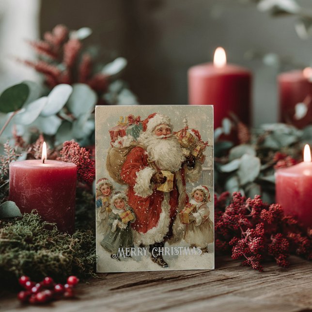 Vintage Victorian Christmas Postcard (Creator Uploaded)