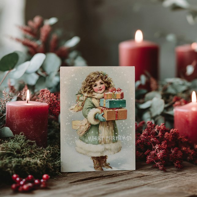 Vintage Victorian Christmas Postcard (Creator Uploaded)