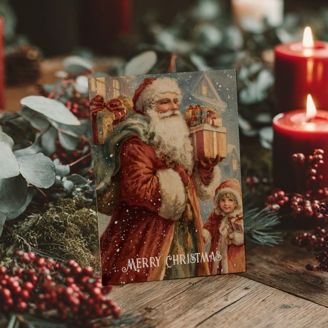 Vintage Victorian Christmas Postcard (Creator Uploaded)