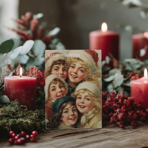 Vintage Victorian Christmas Postcard