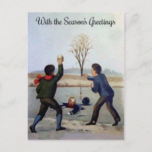 Vintage Victorian Christmas Postcard