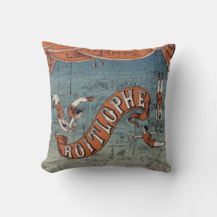 Vintage Victorian Circus Cushion