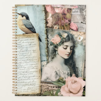 Vintage Victorian Collage Planner