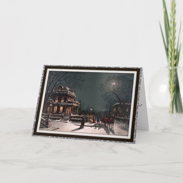 Vintage Victorian Custom Christmas Cards (Front)