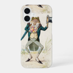 Vintage Victorian Dapper Toad In Morning Dress iPhone 16 Case