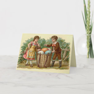 Vintage Victorian Easter  Card