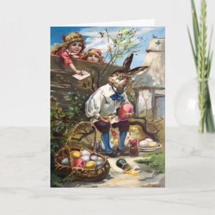 Vintage Victorian Easter Card