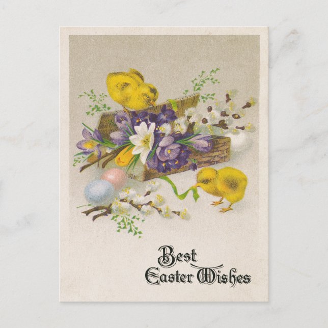 Vintage Victorian easter card (Front)