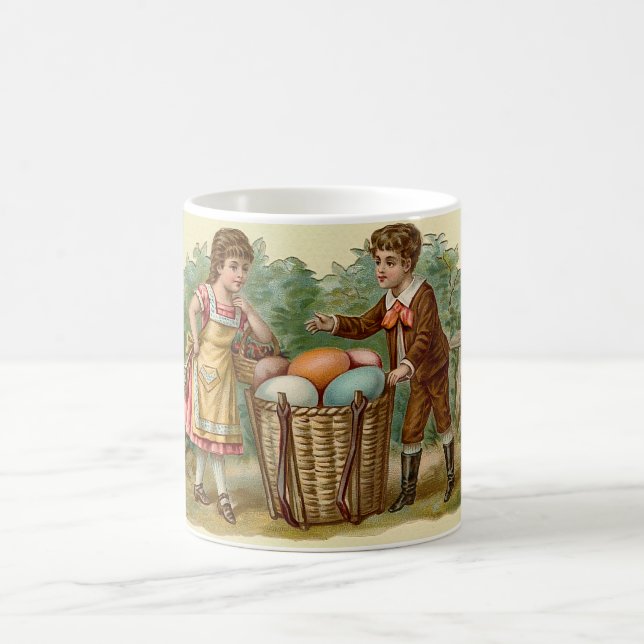 Vintage Victorian Easter Coffee Mug (Center)