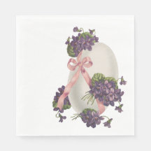 Vintage Victorian Easter Egg paper napkins