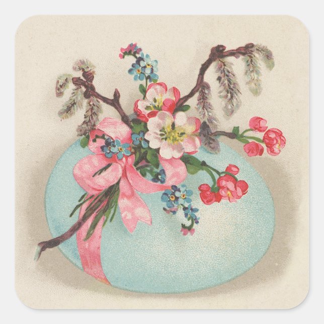 Vintage Victorian easter stickers (Front)