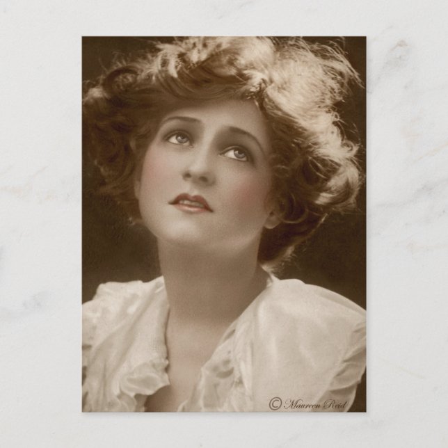 Vintage Victorian Edwardian Tinted Postcard 26 (Front)