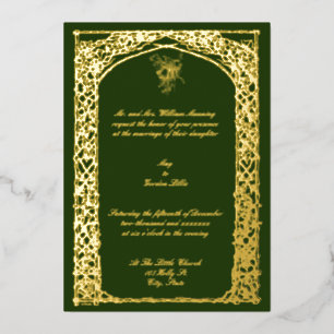 Vintage Victorian Era 1859 Vine Trellis Border