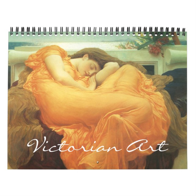 Vintage Victorian Era and Pre-Raphaelite Art Calendar (Cover)