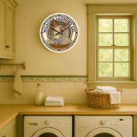 Vintage Victorian Era Art Nouveau Laundry 