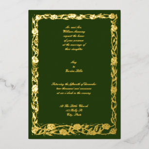 Vintage Victorian Era Art Nouveau Rose Floral