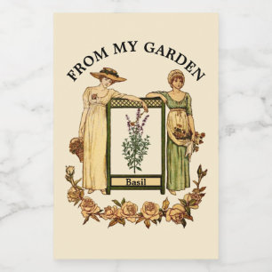 Vintage Victorian Era Food Label Template