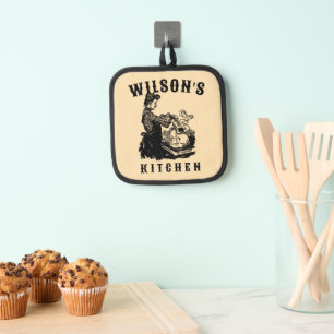 Vintage Victorian Era Kitchen Template Pot Holder