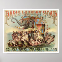 Vintage Victorian Era Laundry Soap Advertisement