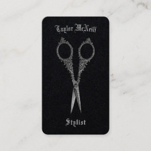 Vintage Victorian Era Steampunk Stylist Template Business Card