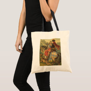 Vintage Victorian Fairy Tale, Brother and Sister Tote Bag