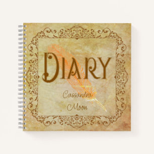 Vintage Victorian Fairytale Diary Notebook