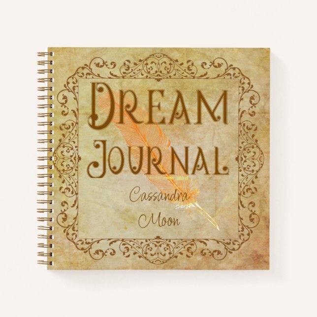 Vintage Victorian Fairytale Dream Journal (Front)