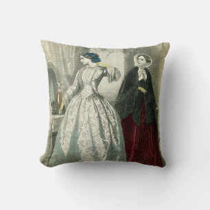 Vintage Victorian Fashion Cushion