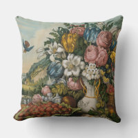 Vintage Victorian Floral & Fruit Still Life Art