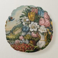 Vintage Victorian Floral & Fruit Still Life Art