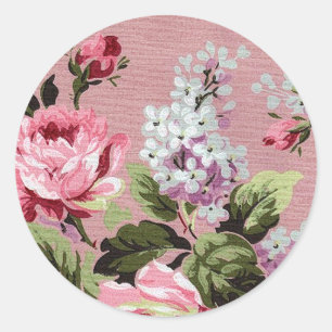 Vintage Victorian Flower Garden Sticker