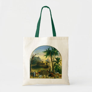Vintage Victorian Folk Art, Noah's Ark by Hidley Tote Bag