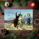 Vintage Victorian Frog Christmas Card<br><div class="desc">Vintage Victorian frog Christmas card. Custom restored,  high quality vintage image.</div>