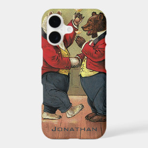 Vintage Victorian Happy, Gay, Dancing Bears